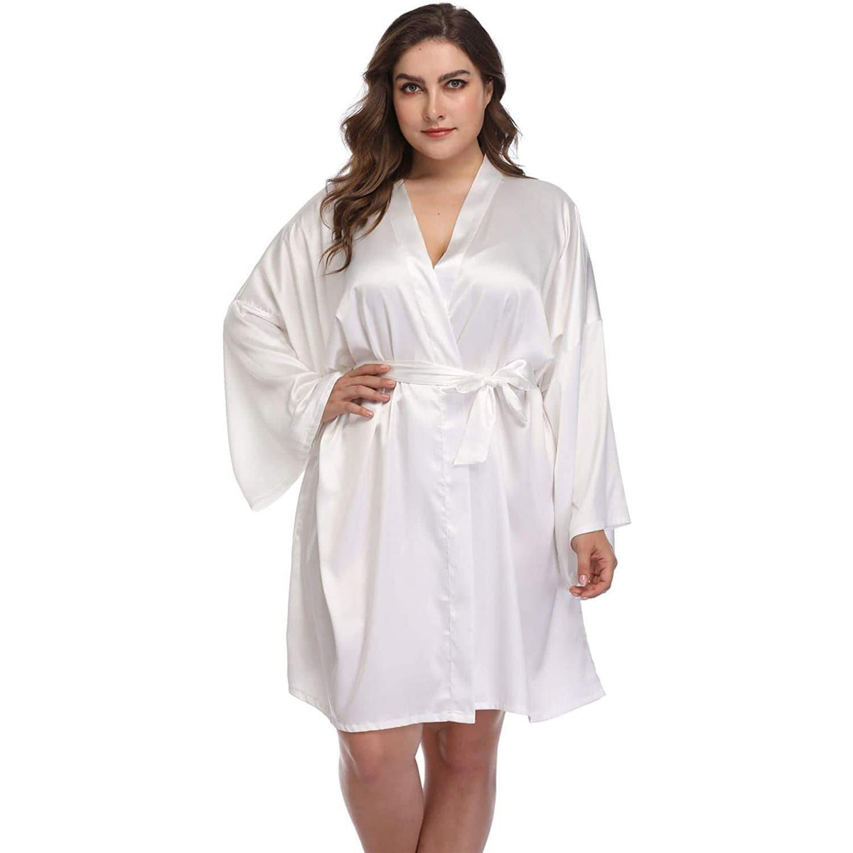 Kvinnor plus size sidenrockar 100% Mulberry ren Silk Badrock med bälte