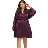 Kvinnor plus size sidenrockar 100% Mulberry ren Silk Badrock med bälte