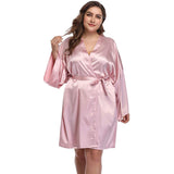 Kvinnor plus size sidenrockar 100% Mulberry ren Silk Badrock med bälte