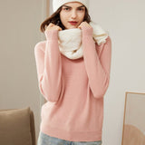 Women's 100% Superfine Cashmere Crewneck Sweater - slipintosoft