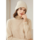 Women's 100% Superfine Cashmere Turtleneck Sweater - slipintosoft