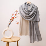 Women's Long Cashmere Shawl and Wraps Large Soft Solid Cashmere Scarf - slipintosoft