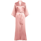 Womens Silk Kimono Robes Long Mulberry Silk Dressing Gown