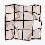 100% Pure Mulberry Silk Square Head Scarf for women - slipintosoft