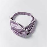Pure Mulberry Silk Pannband med trimning för kvinnor