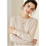 Women's Cashmere Sweater Mock Neck Classic Long Sleeve Pullover Cashmere Tops - slipintosoft